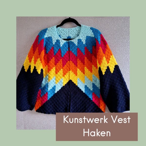 Kunstwerk Vest Haken