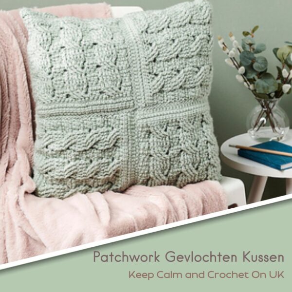 Patchwork Gevlochten Kussen