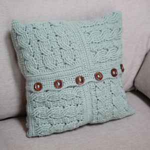 Patchwork Gevlochten Kussen